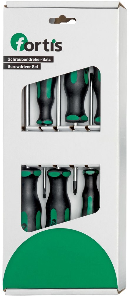 fortis Schraubendreher-Satz 6tlg. PZ Produktbild img1 L
