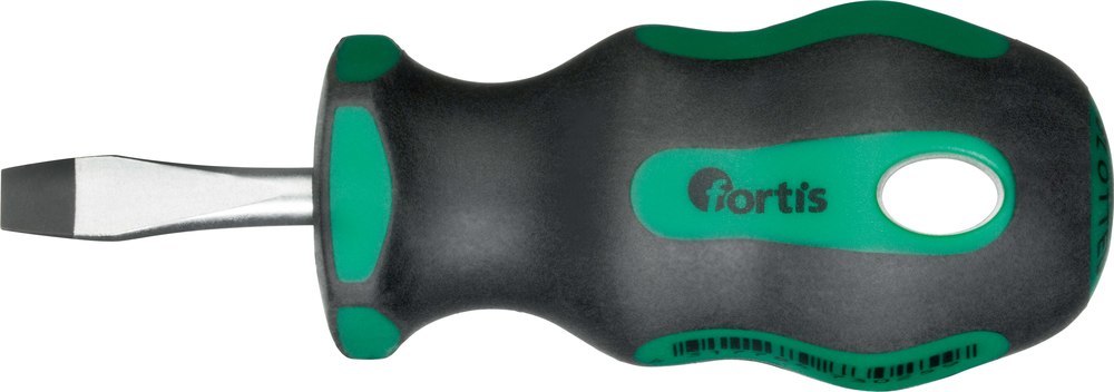 fortis Vergaser-Schraubendreher Stubby für Schlitzschrauben; Produktbild img1 L