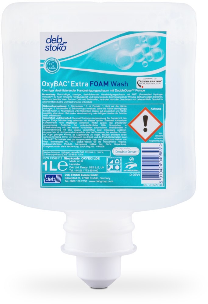 Stoko Deb Handreiniger OxyBAC® Extra FOAM Wash Produktbild img1 L