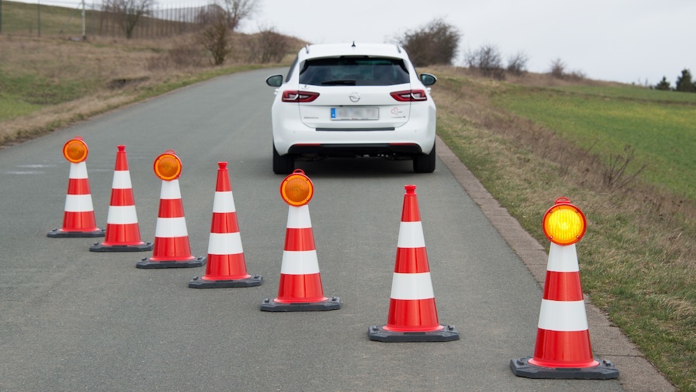 horizont Leitkegel-LED-Leuchte ConeFix, einseitig gelb Produktbild img6 L