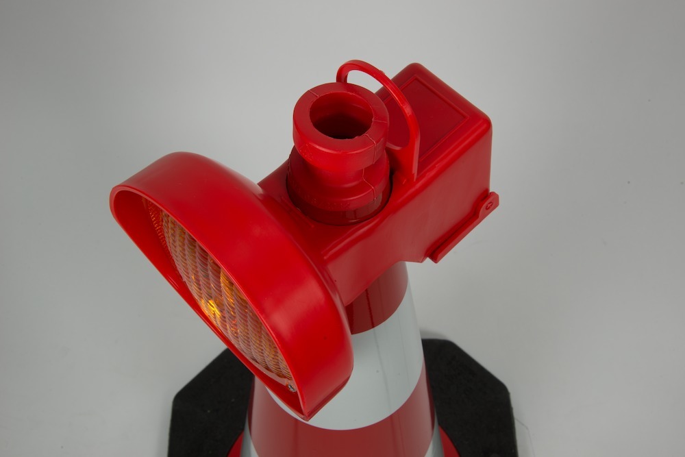 horizont Leitkegel-LED-Leuchte ConeFix, einseitig gelb Produktbild img7 L