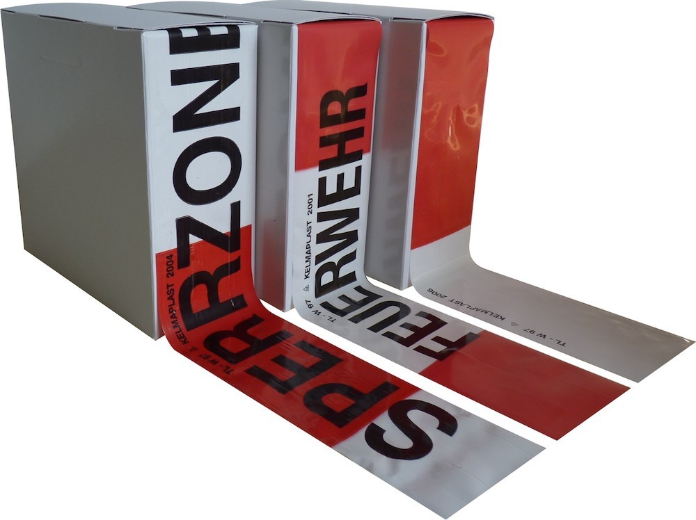 KELMAPLAST TL-Absperrband rot/weiss 250m -Rolle, Nr.11-TL Produktbild img2 L