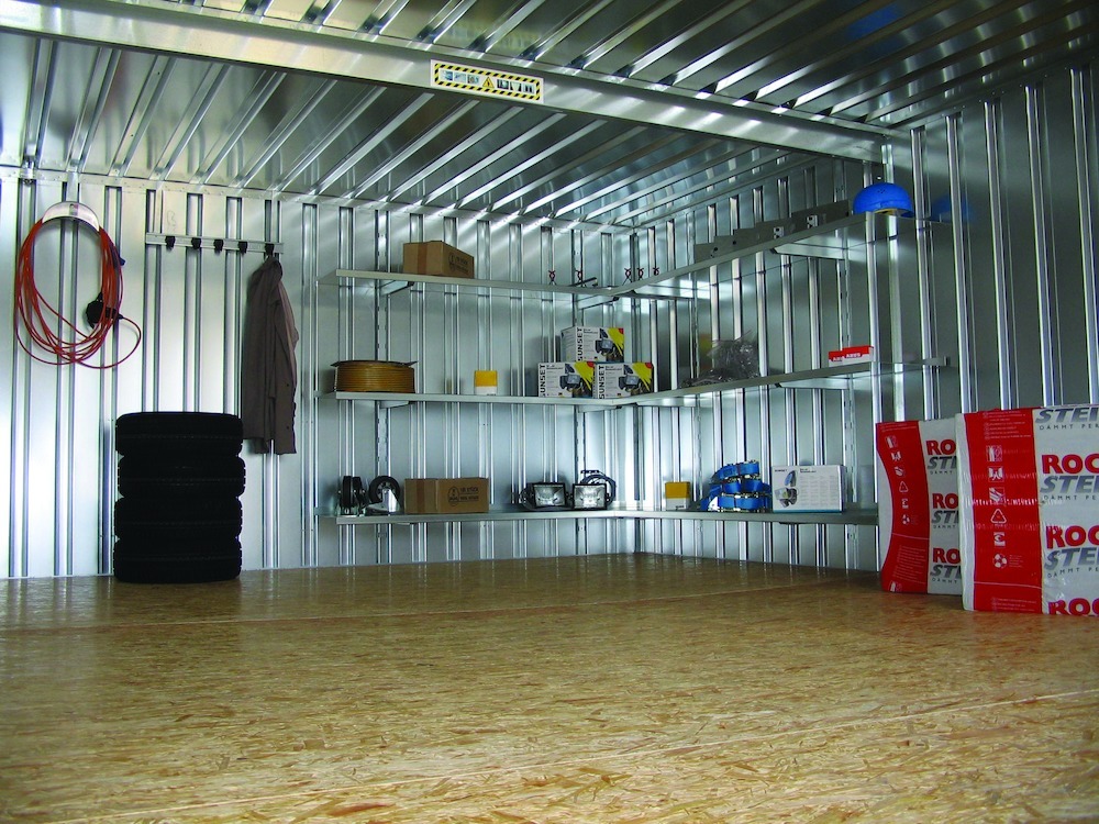 BOS Regalsystem 1, 3 Ebenen, 1m lang, 420mm tief Produktbild img1 L