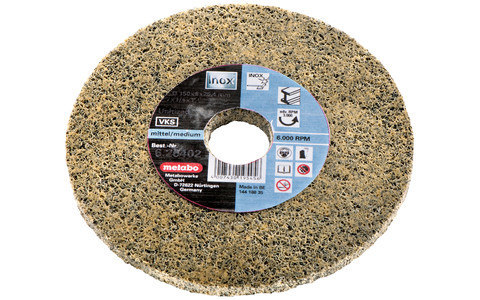 metabo Vlies-Kompaktschleifscheibe "Unitized", grob, 125x6x22,23 mm, für Winkelschleife… Produktbild img2 L