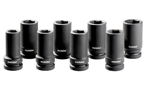 metabo Steckschlüsselsatz 8-teilig für Schlagschrauber 1" (628835000) Produktbild img2 L