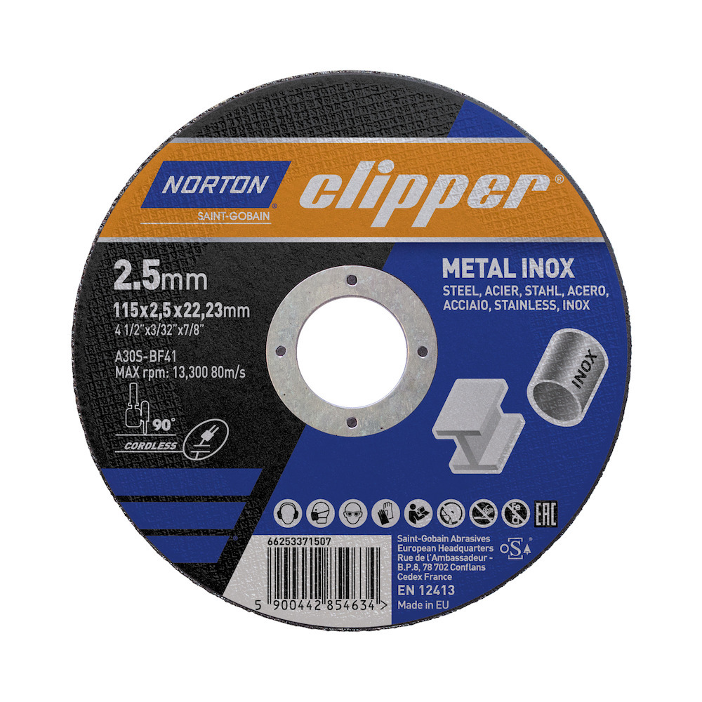 CLIPPER Trennscheibe Metall-Inox Produktbild img1 L