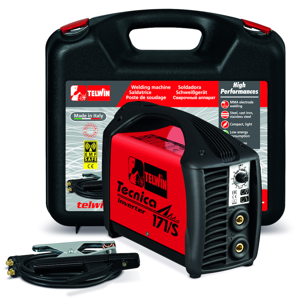 TELWIN E-Hand-Schweißinverter TECNICA 17 1/S + Koffer mit Koffer Produktbild img1 L