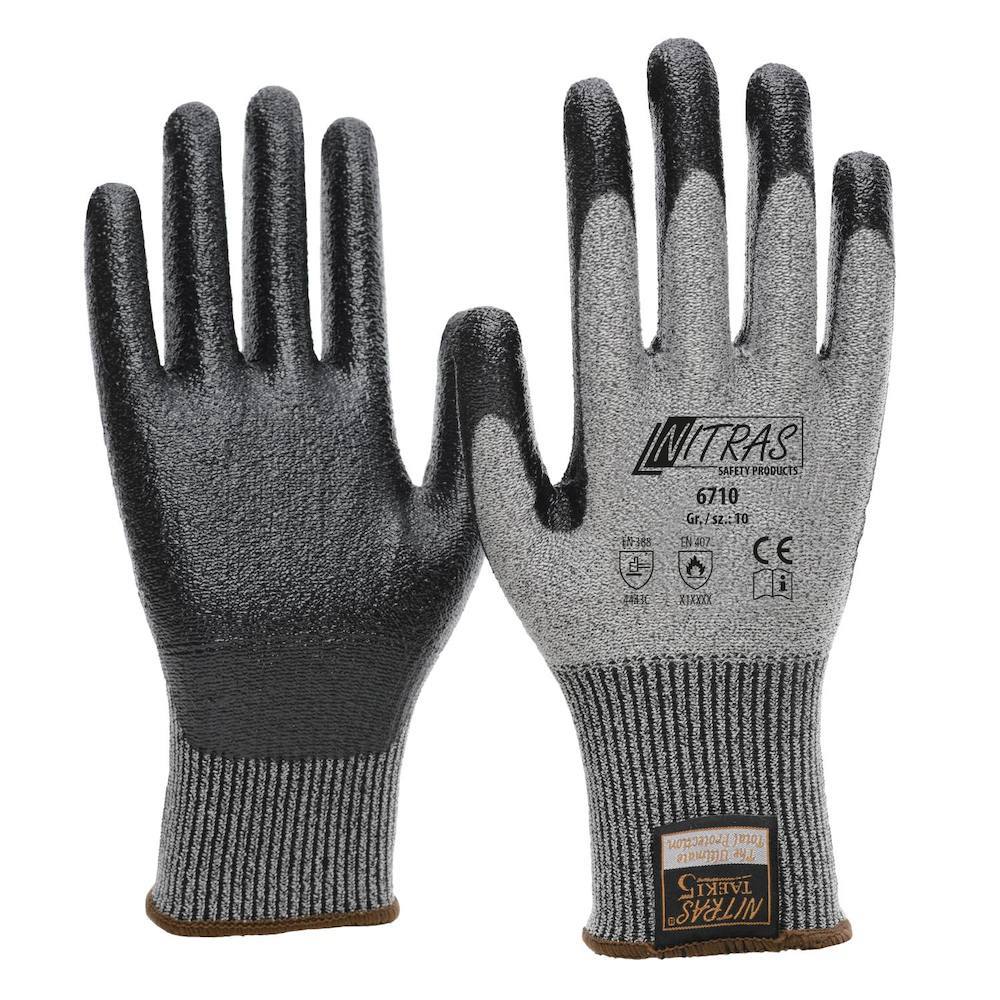 NITRAS Schnittschutzhandschuh Taeki5,Nitril-besch Produktbild img1 L