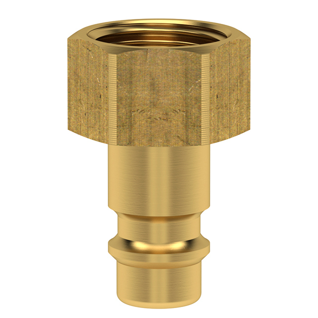 Lüdecke Stecknippel für Kupplung NW 7,2m m, Messing Serie ES, IG G3/8" LÜDECKE Produktbild img1 L