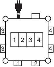 brennenstuhl Stromvert. 2m H07RN-F5G4.0, 4x230V Produktbild img2 L
