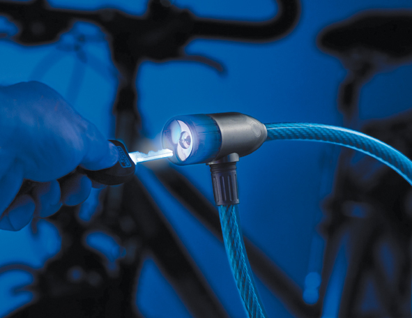 BURG WÄCHTER AV-Stahlkabelschloss, 650mm 340 65 L, blau Produktbild img1 L