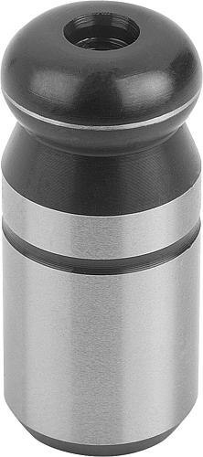 Kipp Aufnahmebolzen mit Kugelansatz Form A Produktbild img1 L