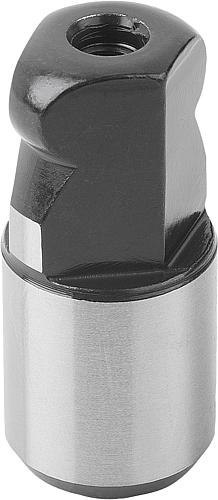 Kipp Aufnahmebolzen mit Kugelansatz abgeflacht Form C Produktbild img1 L