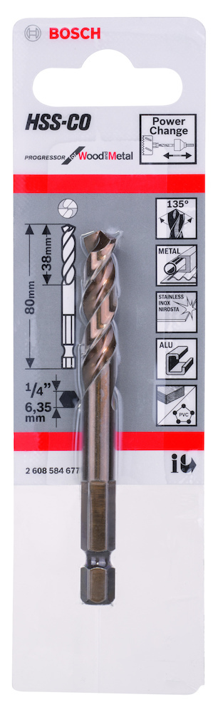 BOSCH Zentrierbohrer HSS-Co Produktbild img2 L