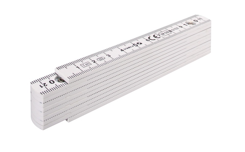 STABILA Gliedermaßstab Kunststoff 1mx13m m weiß Typ 1104 Stabila Produktbild img1 L