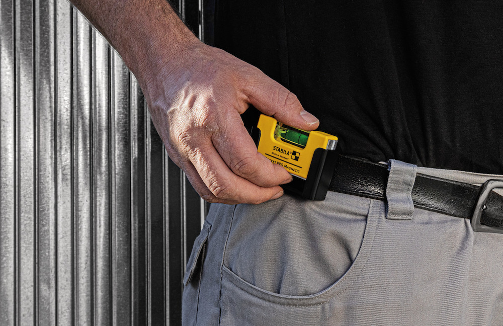 STABILA Mini-Wasserwaage Pocket ProMagnetic 7cm SB Produktbild img3 L