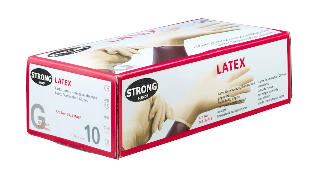 stronghand Ew-Handsch.Male,Latex,gep.Gr.10(Box a100 Produktbild img1 L