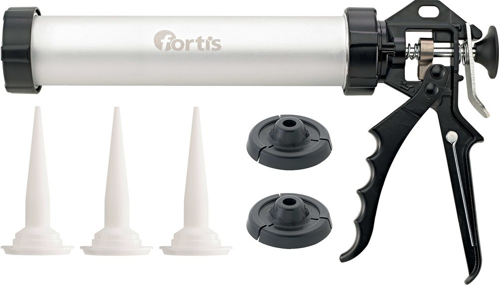 fortis Werkzeuge Kartuschen-Pistole Profi mit 3 Spitzen 310ml Produktbild img1 L