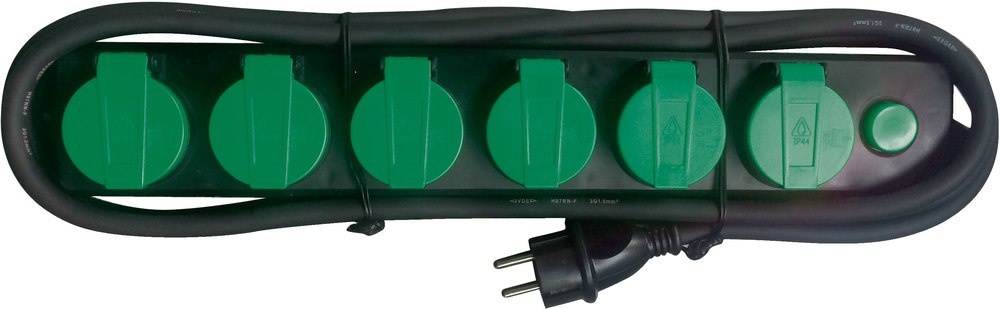 fortis Steckdosenleiste 6-Fach 3m H07RN-F3G1,5 Produktbild img1 L