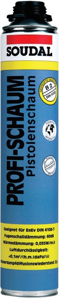 SOUDAL Soudafoam Gun B1 750ml Profischaum Produktbild img1 L
