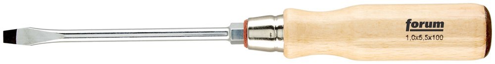 FORUM Schraubendreher, Schlitz, Holzheft Produktbild img1 L