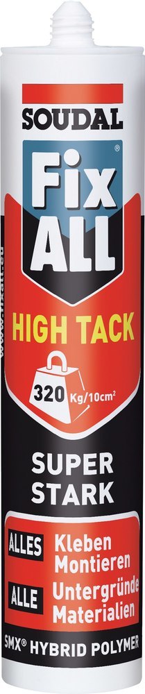SOUDAL FIX ALL Fix ALL HIGH TACK 290ml h ohe Anfangshaft Produktbild img1 L