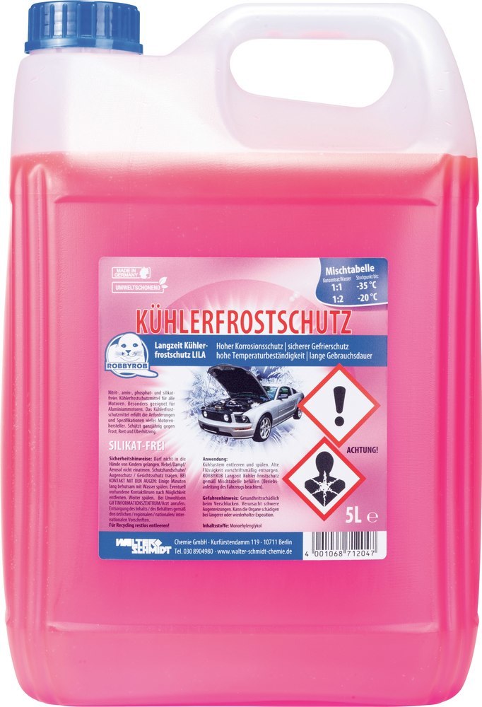 Robbyrob Kühlerfrostschutz silikatfrei Produktbild img1 L