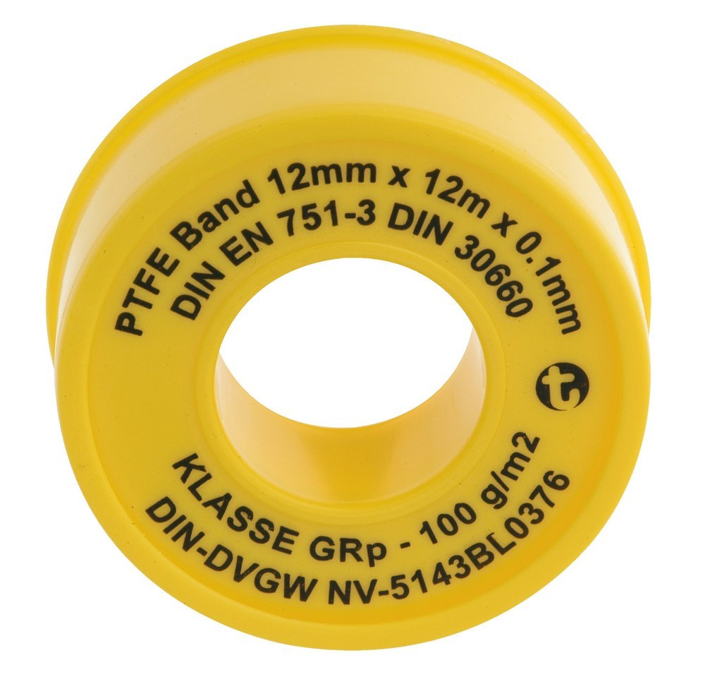 GEKA Dichtband PTFE, 12 x 0,1mm, Länge 12m, DVGW, SB Produktbild img1 L