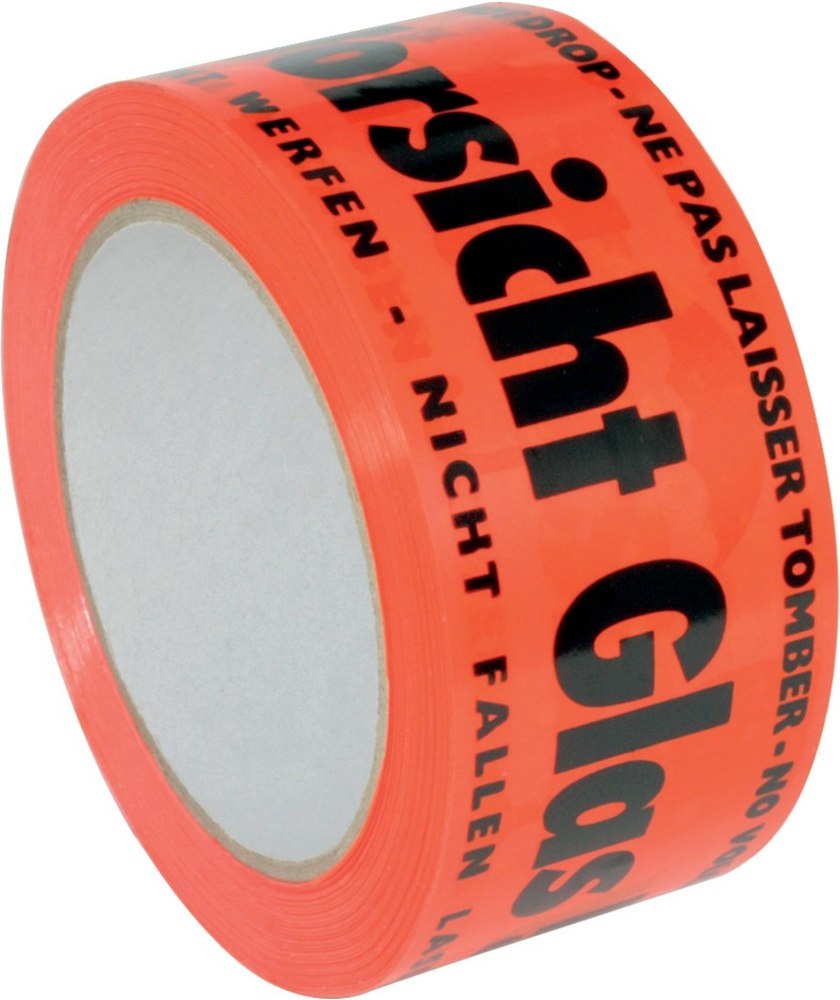 IKS PVC-Warnband "Vorsicht Glas" 66mx50m Produktbild img2 L