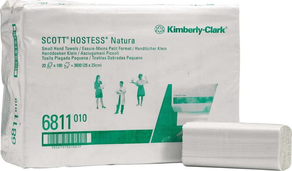 SCOTT Natura Handtücher klein 2lagig wei ß Produktbild img2 L