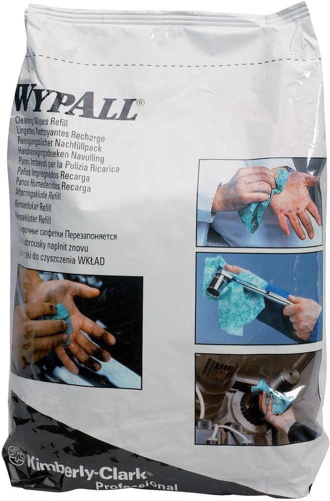 WYPALL Reinigungstücher Nachfüllpack Eim er 75Tü Produktbild img1 L