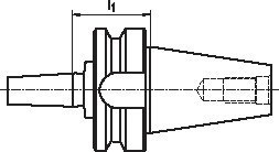 fortis Bohrfutteraufnahme, JIS B 6339, Form A; Produktbild img3 L
