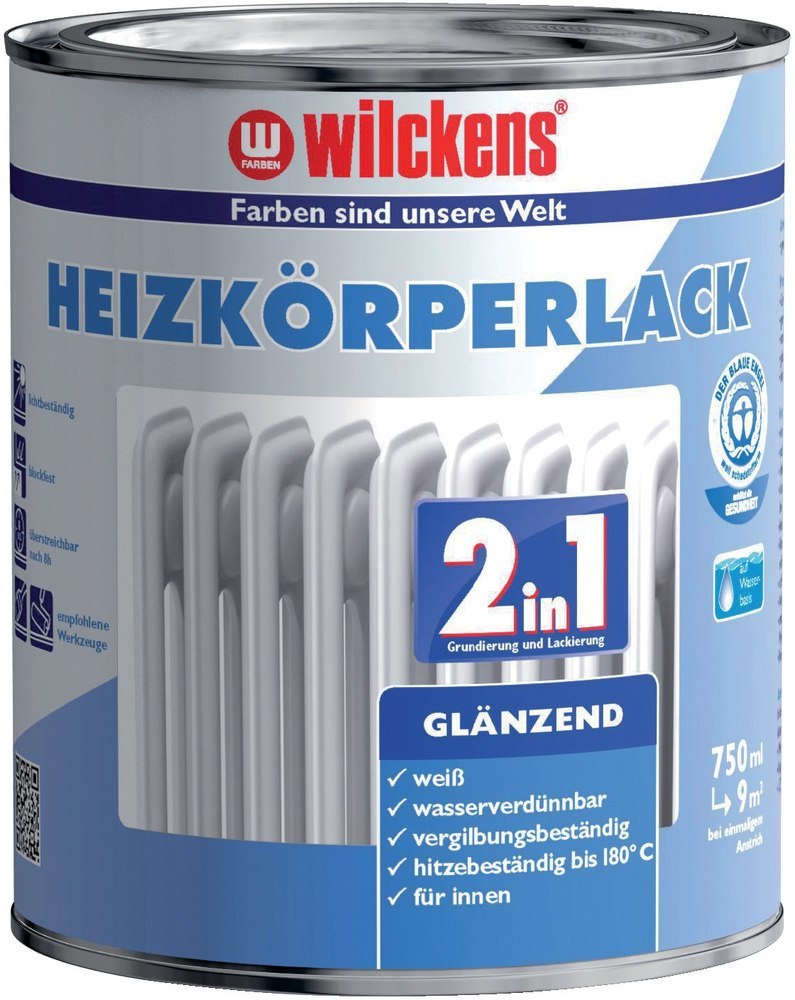 wilckens Heizkörperlack 2in1 750 ml Produktbild img1 L