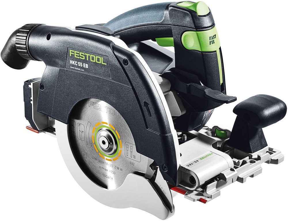 Festool Akku-Handkreissäge HKC 55 EB-Bas ic ohne Akku ohne Ladegerät Systainer Produktbild img2 L
