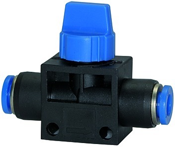 RIEGLER Absperrventil Blaue Serie Stecka nschluss Schl-Ø 10 Produktbild img1 L