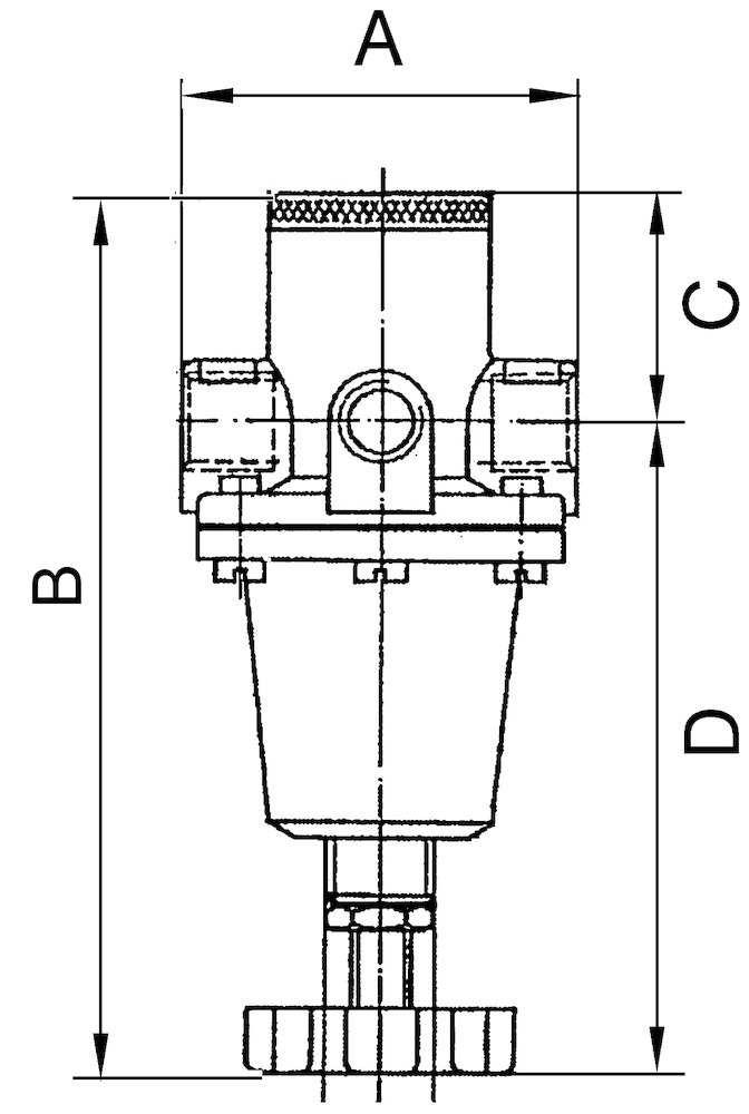 RIEGLER Druckregler Standard Manometer Baugröße2 Produktbild img2 L