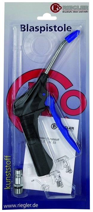 RIEGLER Ausblaspistole Kunststoff Stecke r NW7,2 Verlängerung 105mm Produktbild img3 L