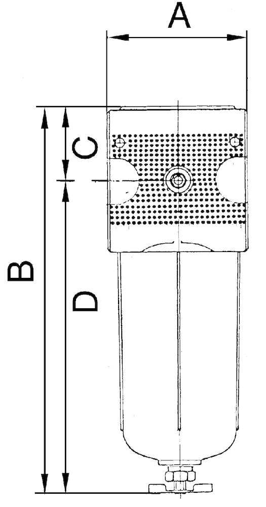 RIEGLER Filter multifix Kunststoff Ablass halbautomatisch Baugröße 2 G1/2" Produktbild img2 L