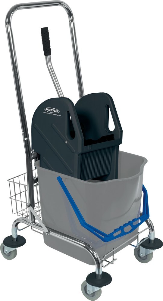 Einfachfahreimer chrom 1x27l m.Presse Produktbild img1 L