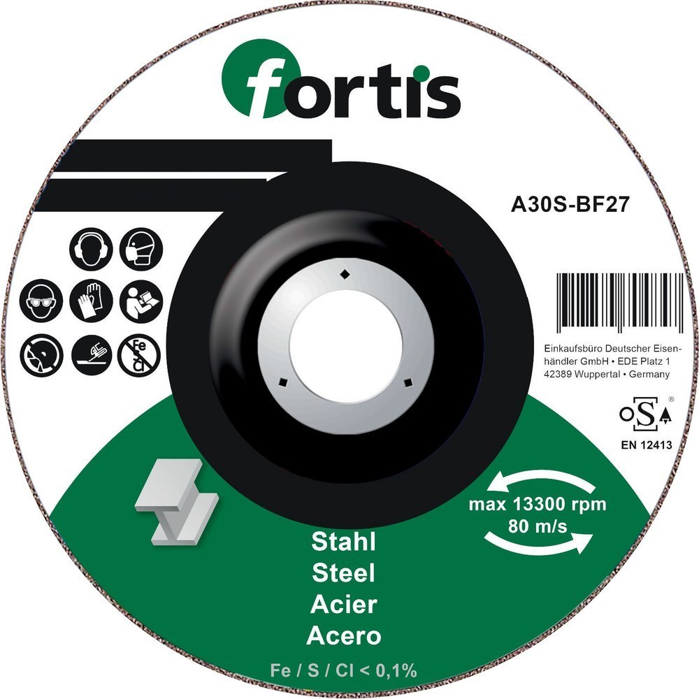 fortis Schruppscheibe für Stahl; Produktbild img1 L