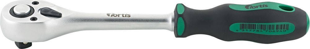 fortis Hebel-Umschaltknarre 1/2" 265mm 72Zähne Produktbild img1 L