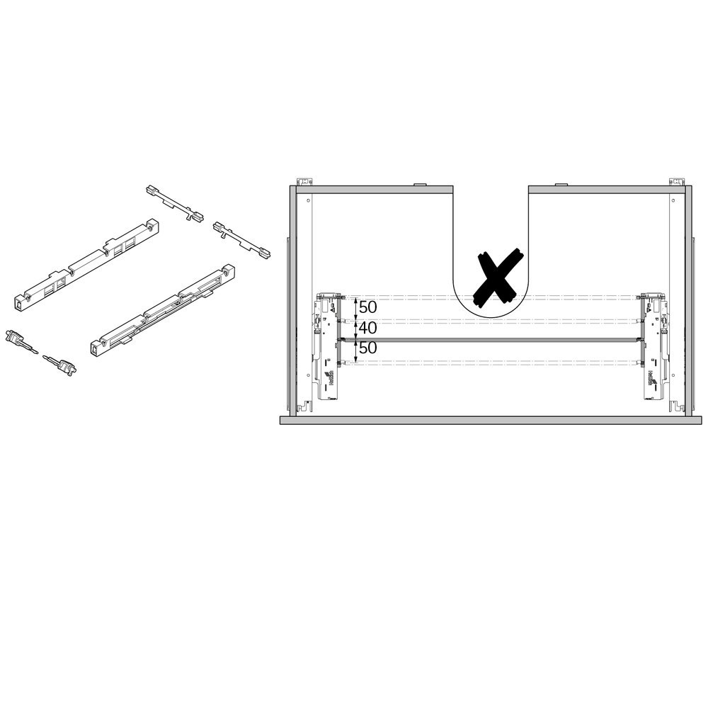 Hettich Synchronumlenkung 9278453, zweiseitig Produktbild img2 L