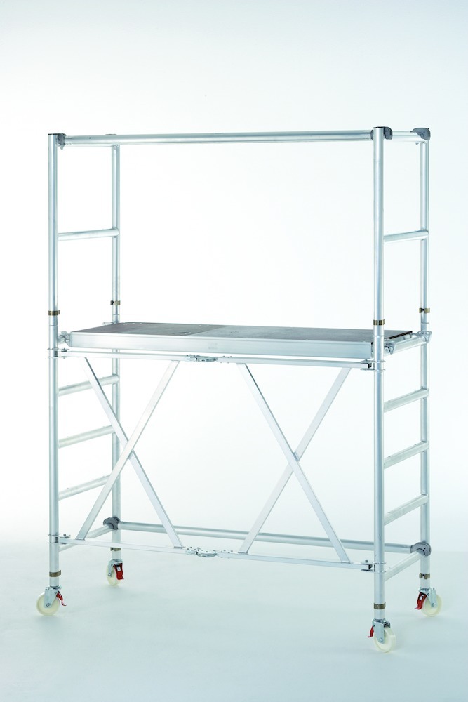 ZARGES Klappgerüst Arbeitshöhe 2950 mm Plattform 600 x 1800 mm Produktbild img6 L