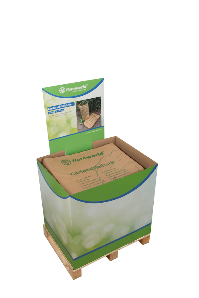 floraworld Display Gartenabfallsack Papier Produktbild img1 L