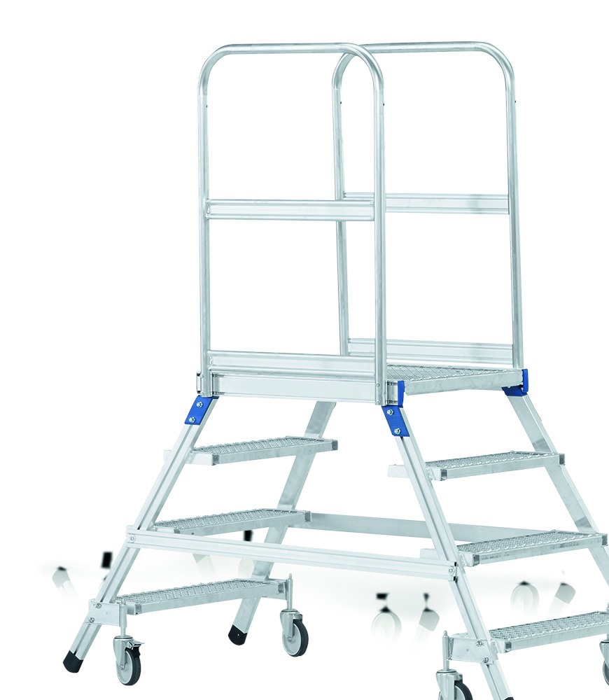 ZARGES Podesttreppe, beidseitig Produktbild img3 L