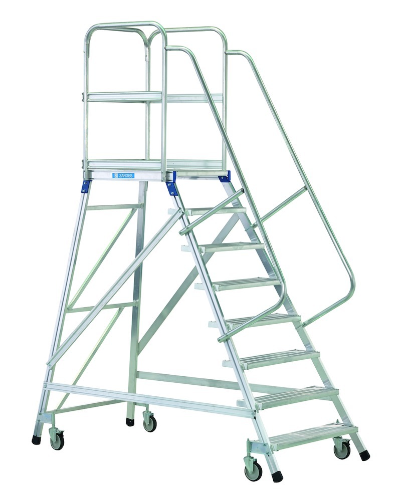 ZARGES Treppenpodest fahrbar 60° Produktbild img7 L