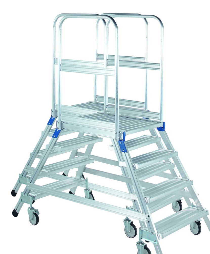 ZARGES Podesttreppe, beidseitig Produktbild img5 L