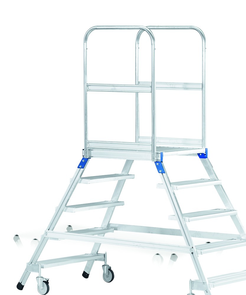ZARGES Podesttreppe, beidseitig Produktbild img3 L