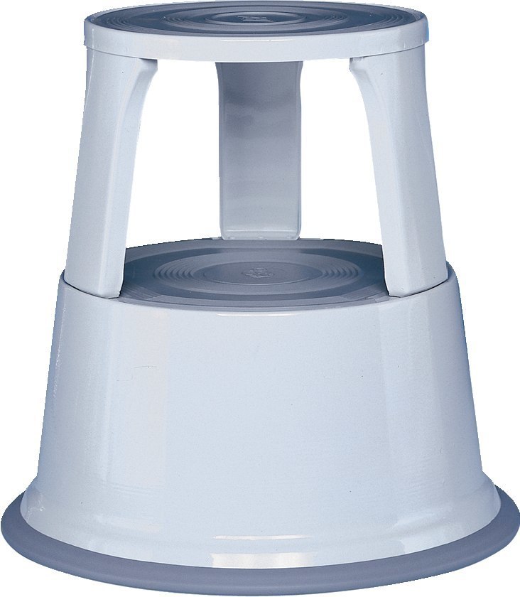 WEDO Rollhocker Metall lichtgrau Produktbild img2 L