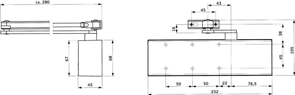 dormakaba Obentürschließer TS 72 EN 2-4, Aluminium Produktbild img5 L